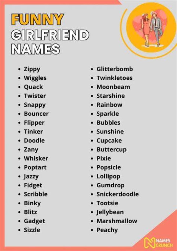 50 Funny Names for Girlfriend That Will Make Her Smile