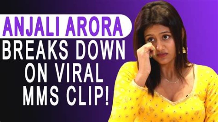 Anjali Arora: The Controversy Behind Videos