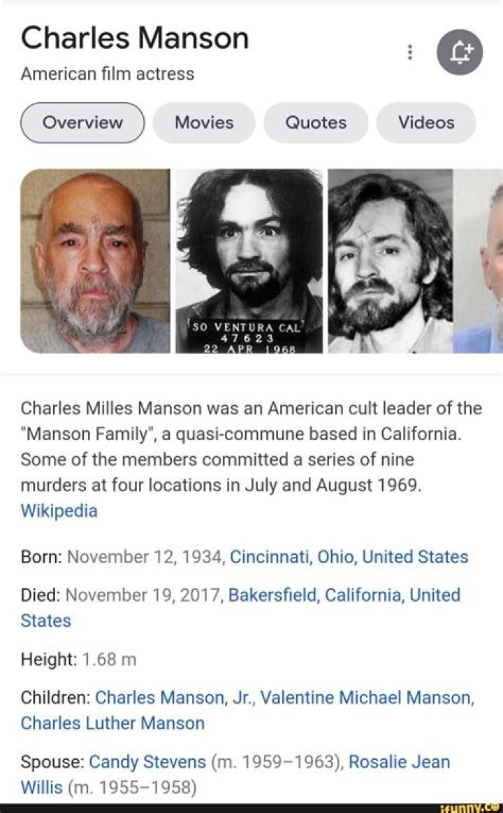 Charles Manson Jr.: Unveiling the Legacy and Mystique