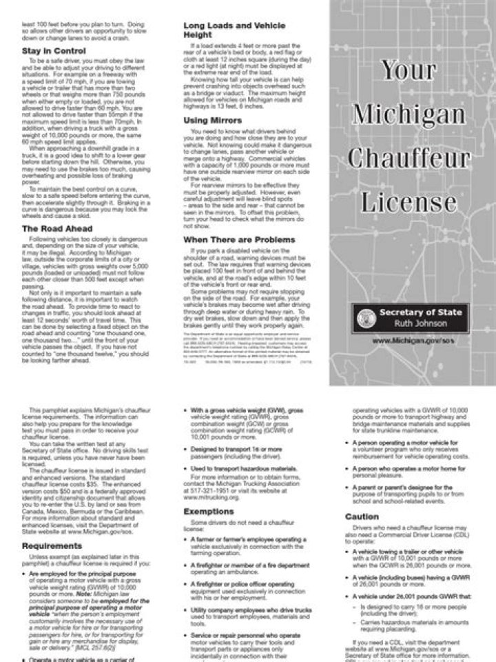 Comprehensive Guide to Obtaining a Michigan Chauffeur License