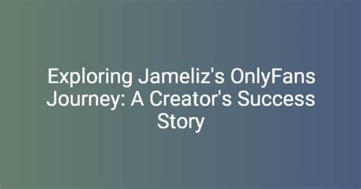 Jameliz Erome: Journey, OnlyFans & More - Latest Updates!