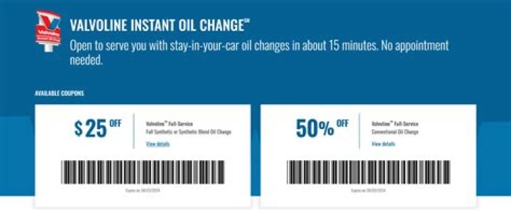 Maximize Your Savings with Valvoline 50 Off Coupon 50 Off