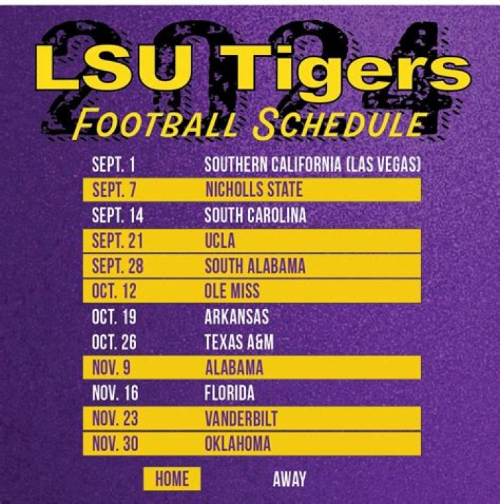 Printable LSU Football Schedule: Your Ultimate Guide for the Season