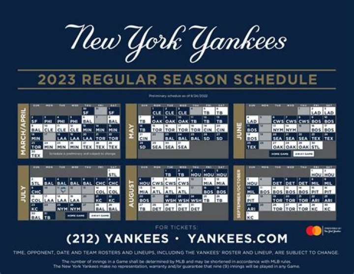 Yankee 2024 Schedule: A Comprehensive Guide for Fans and Enthusiasts